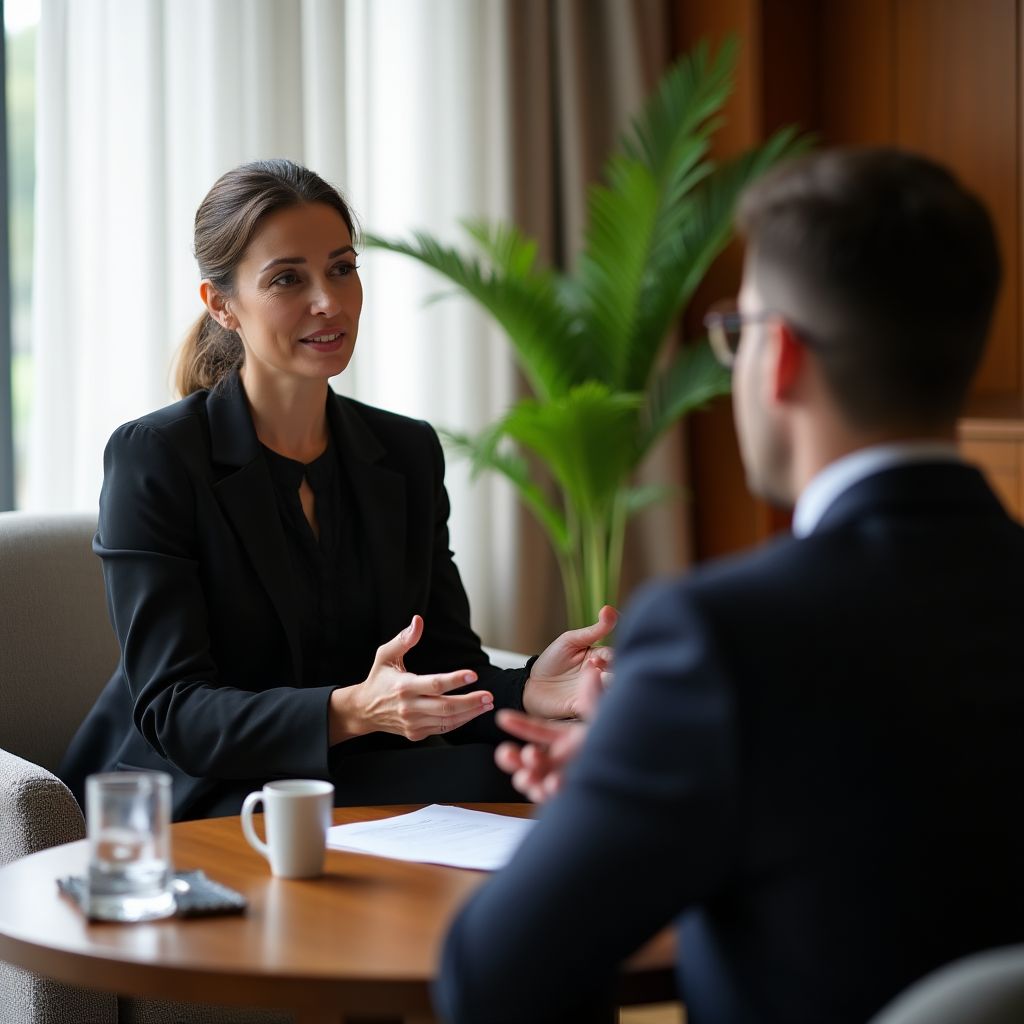 Executive coaching session