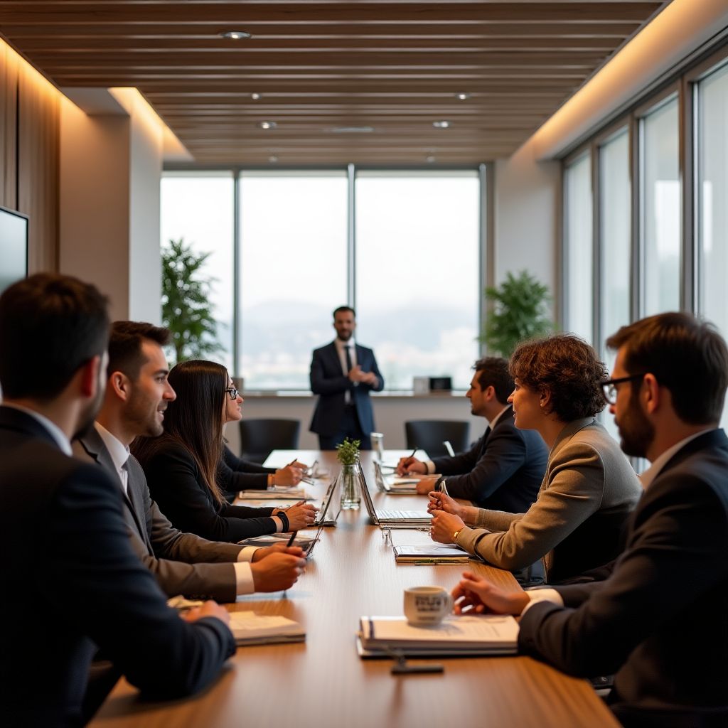 Business coaching experts in action